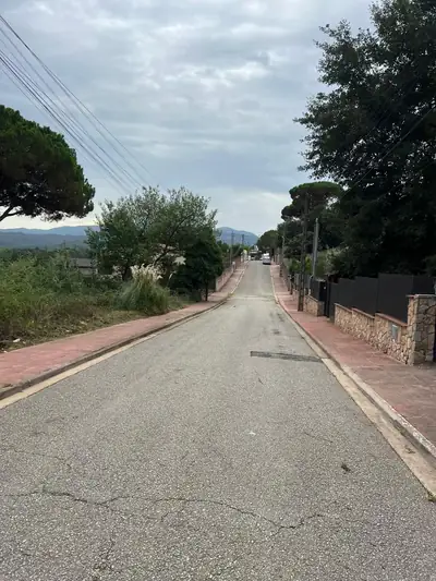 Vista de una calle de Royal Park y sus aceras tras la limpieza